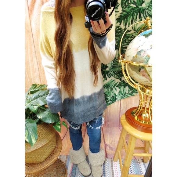 1.4.3. Story by Line Up Sweaters - Ultra soft ombré oversized knitted sweater 🍂